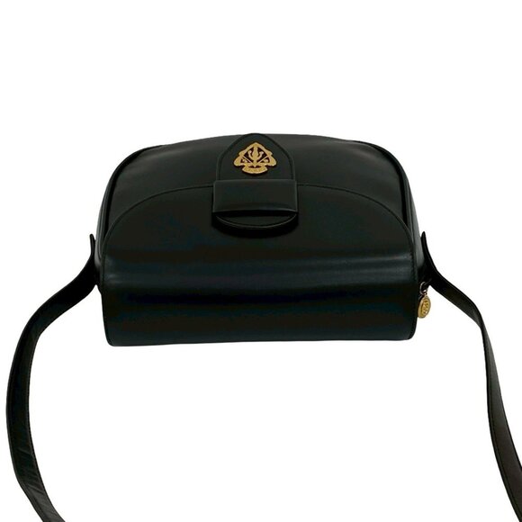 GUCCI Black Leather Shoulder Bag - Picture 4 of 10